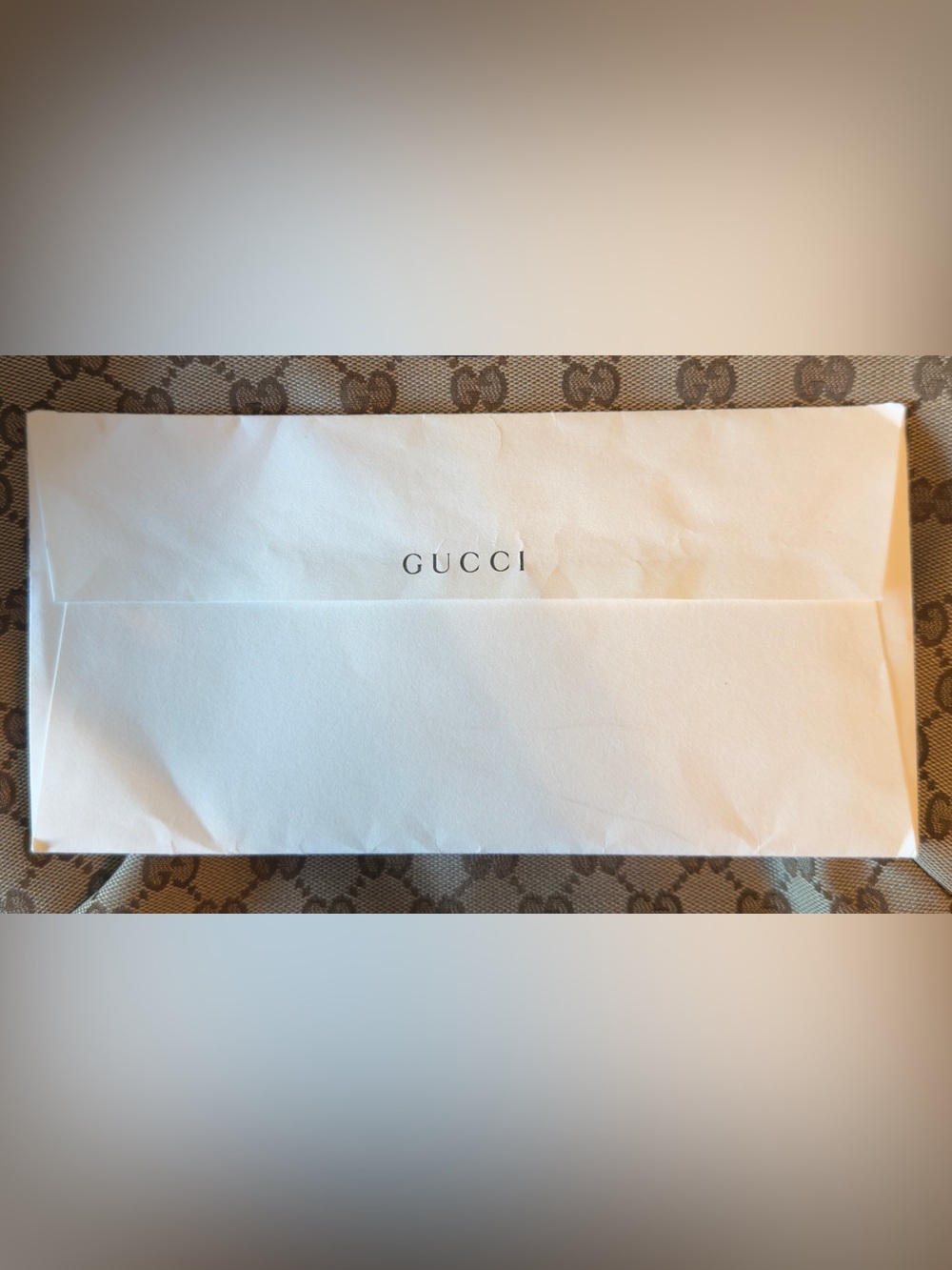 Gucci Beige/Brown Monogram Saddle Bag with Red and Green Web Strap - Picture 9 of 13